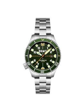NWT Rgmt Recon Diver Automatic Green Dial Men's Watch
